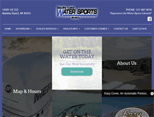 Tablet Screenshot of dlwatersports.com